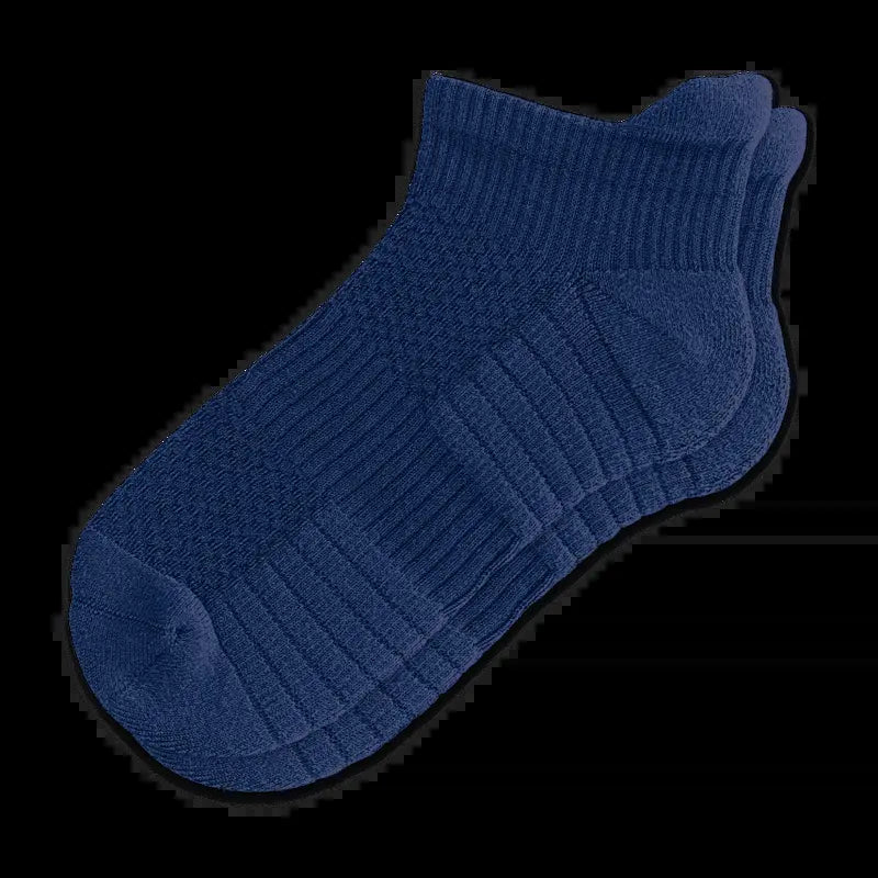 [5-Pack] Unisex Ankle Compression Socks - Viasox 14 Mmhg Uniform Compression, Bamboo Blend, Seamless, Supportive, Gentle, Moisture-Wicking, Improved Circulation, Foot Pain Relief, Less Foot Fatigue, All-Day Comfort for Exercise, Travel