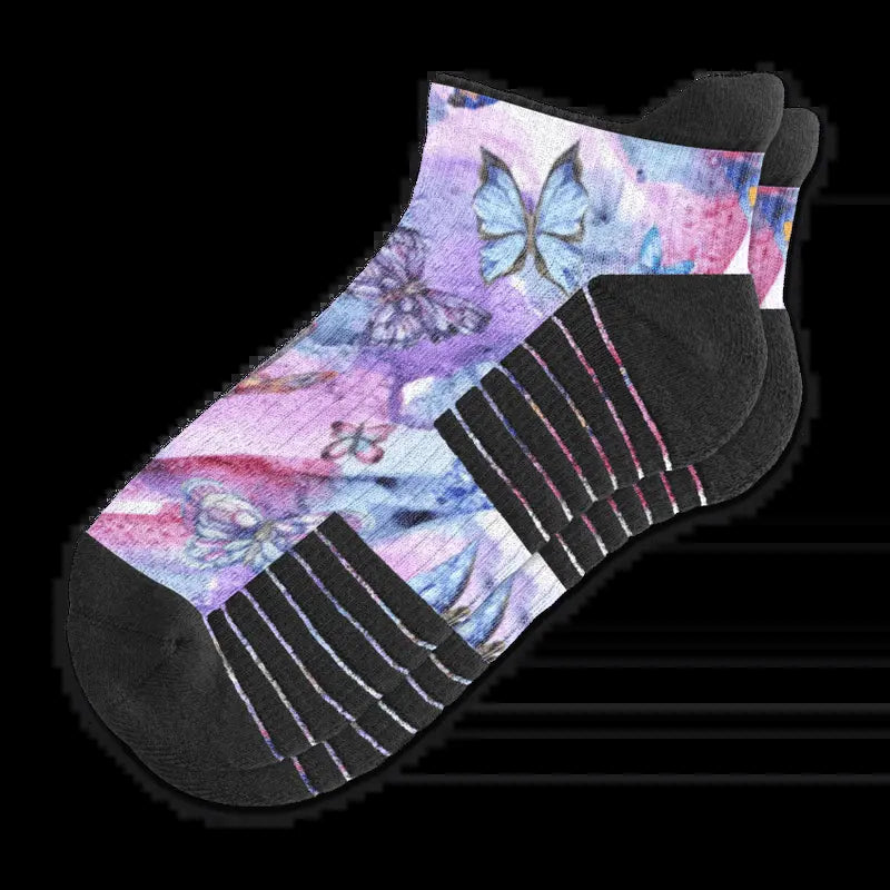 [5-Pack] Unisex Ankle Compression Socks - Viasox 14 Mmhg Uniform Compression, Bamboo Blend, Seamless, Supportive, Gentle, Moisture-Wicking, Improved Circulation, Foot Pain Relief, Less Foot Fatigue, All-Day Comfort for Exercise, Travel