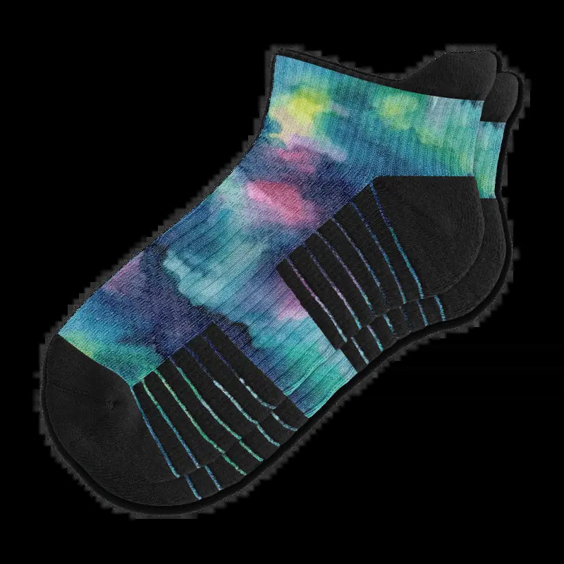 [5-Pack] Unisex Ankle Compression Socks - Viasox 14 Mmhg Uniform Compression, Bamboo Blend, Seamless, Supportive, Gentle, Moisture-Wicking, Improved Circulation, Foot Pain Relief, Less Foot Fatigue, All-Day Comfort for Exercise, Travel