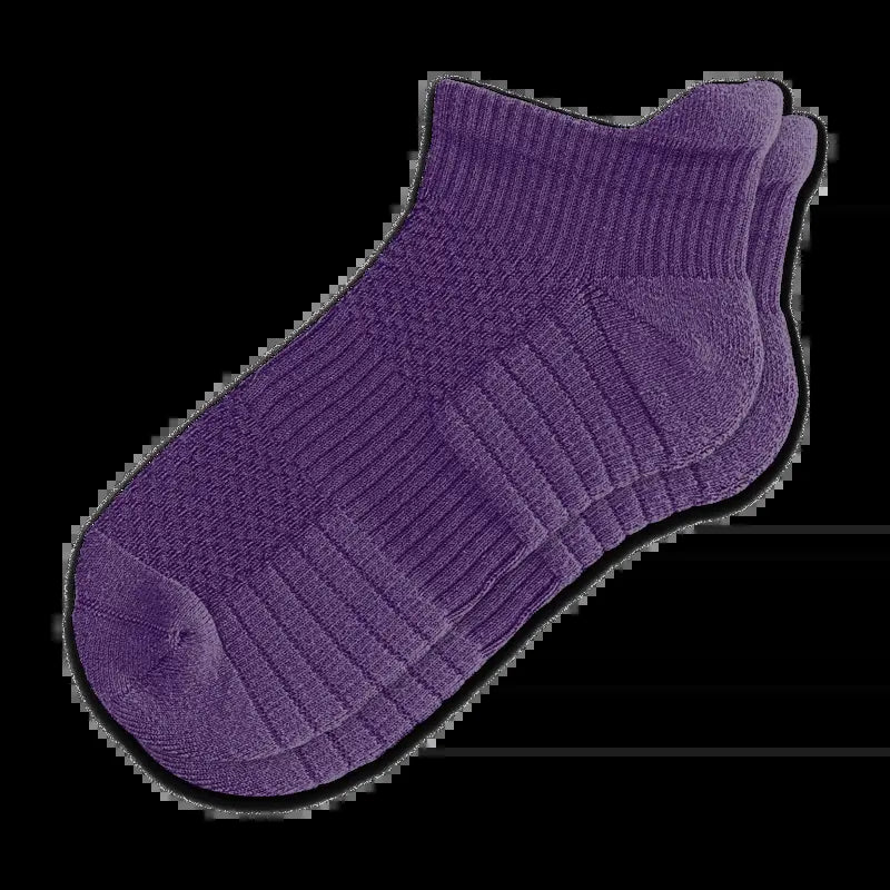[5-Pack] Unisex Ankle Compression Socks - Viasox 14 Mmhg Uniform Compression, Bamboo Blend, Seamless, Supportive, Gentle, Moisture-Wicking, Improved Circulation, Foot Pain Relief, Less Foot Fatigue, All-Day Comfort for Exercise, Travel